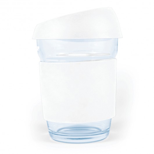 Glass Coffee Cups white